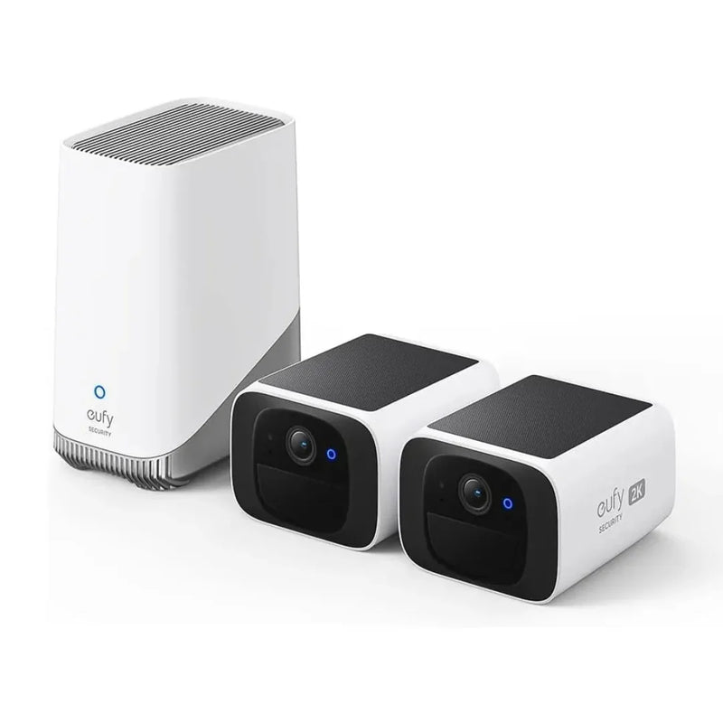 Eufy SoloCam S220 2 Pack with HomeBase 3 - White | E8134328